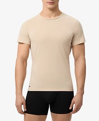 Lacoste Men's 5-Pack Slim Fit Crewneck Undershirts