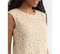 Kasper Women's Crocheted Sleeveless Top, Regular & Petite