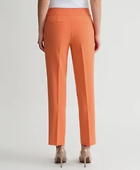 Kasper Women's Stretch Crepe Slim Leg Pant, Regular & Petite Sizes