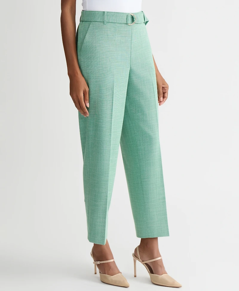 Kasper Women's Belted Pull-On Pants