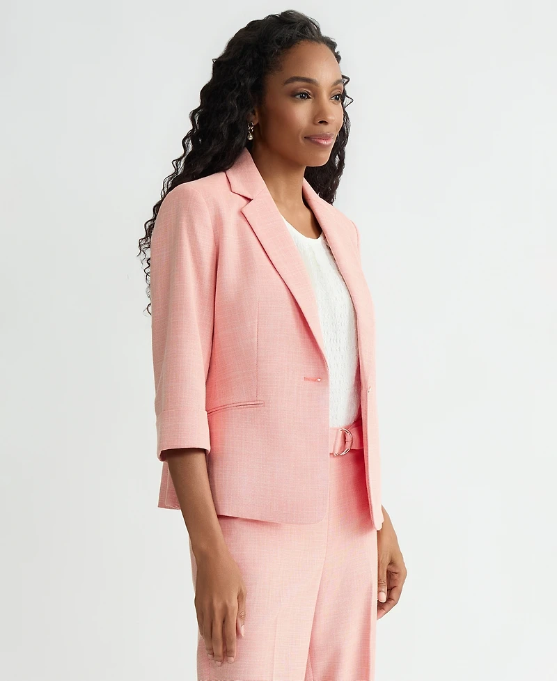 Kasper Women's 3/4-Sleeve-Cuffed Blazer