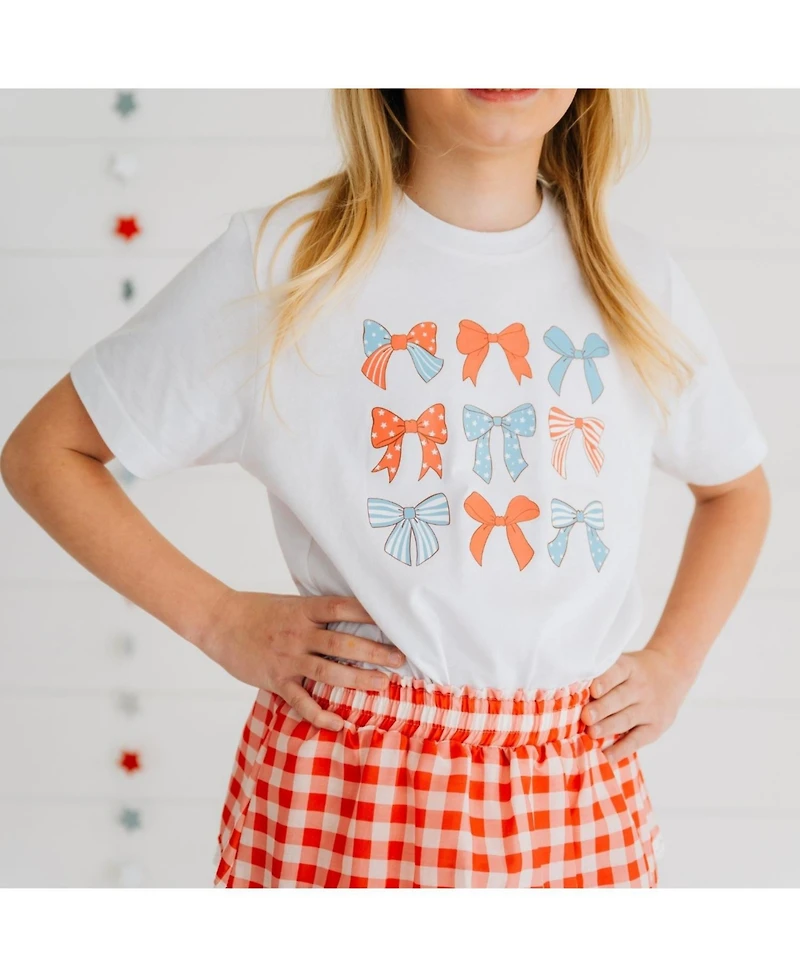 Sweet Wink Big Girls Patriotic Cutie Short Sleeve T-Shirt