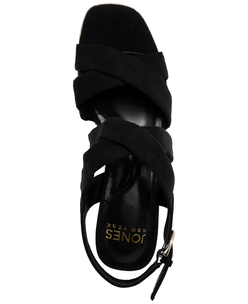 Jones New York Women's Harila Strappy Espadrille Wedge Sandals