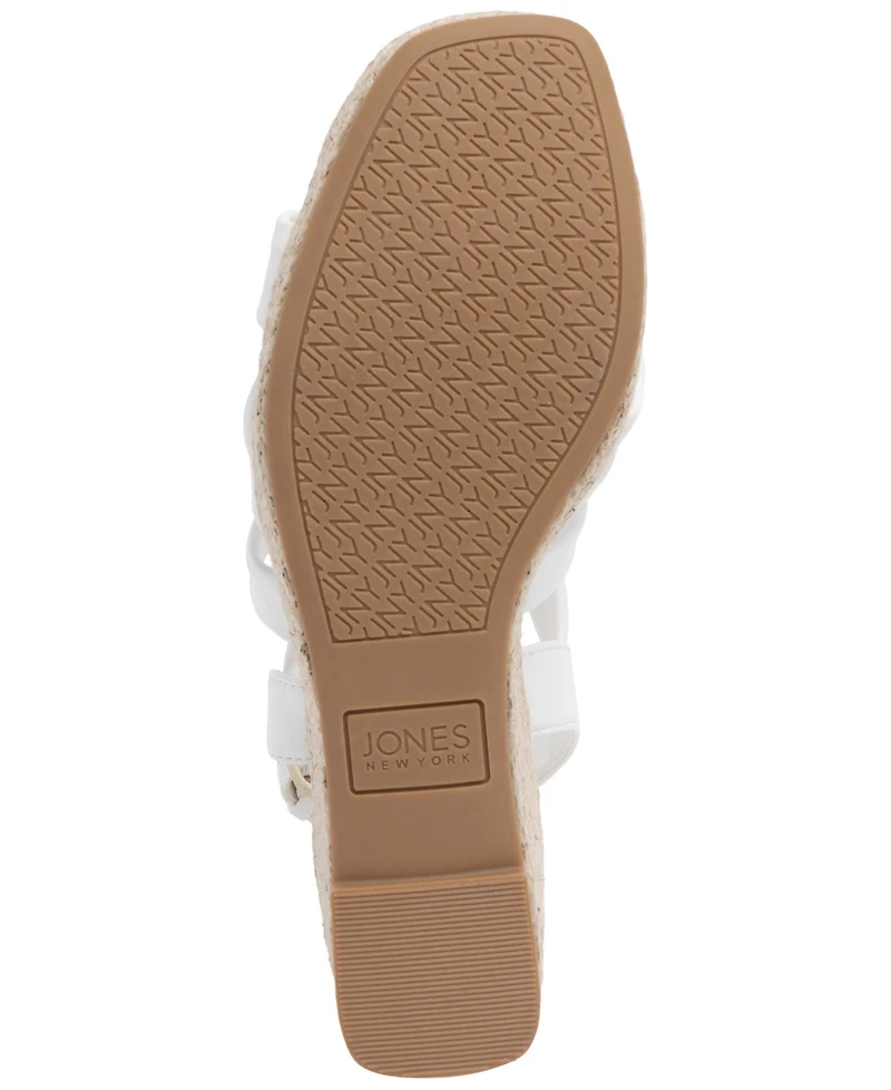 Jones New York Women's Harila Strappy Espadrille Wedge Sandals