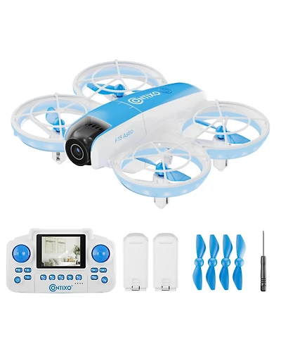 Contixo F15 Astro Mini Drone with Screen Remote, 720P Camera, 2 Batteries, Easy Fly