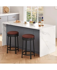 gaomon Swivel Bar Stools ,Counter Height Kitchen Bar Chairs