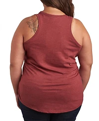 Hybrid Apparel Plus Size Instant Message Fiesta Today Siesta Tomorrow Racerback Graphic Tank Top