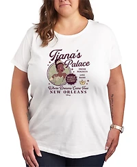 Hybrid Apparel Plus Disney Princess Tianas Palace Short-Sleeve Graphic T-Shirt