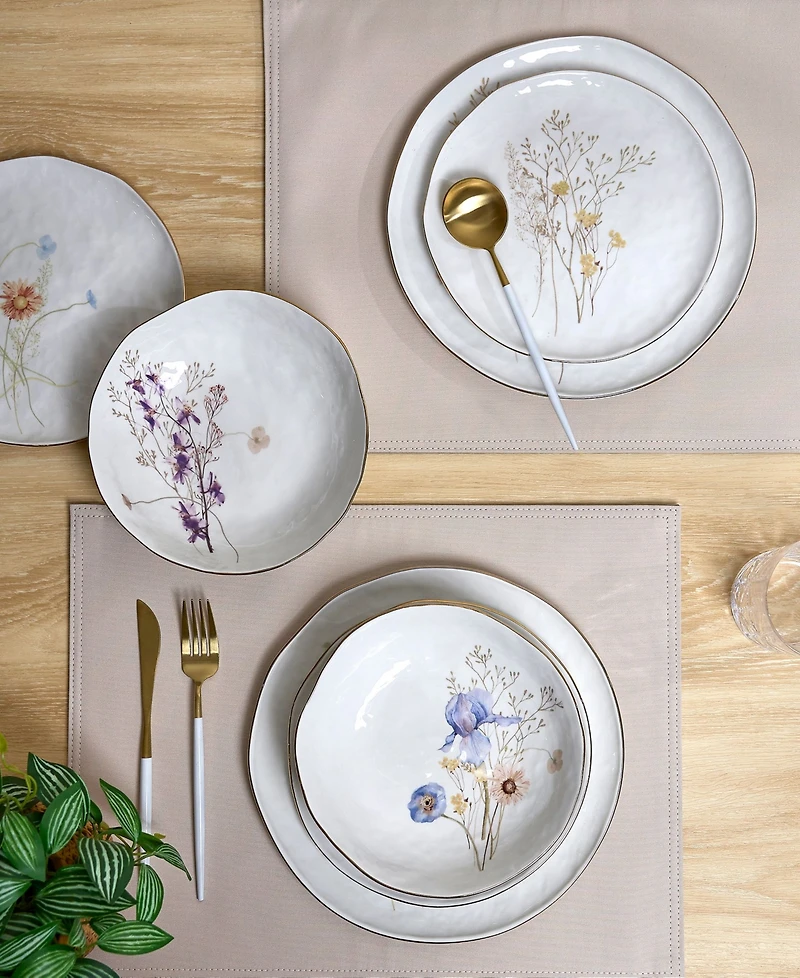 Sango Gansevoort Wildflower 12-Pc. Dinnerware Set, Service for 4