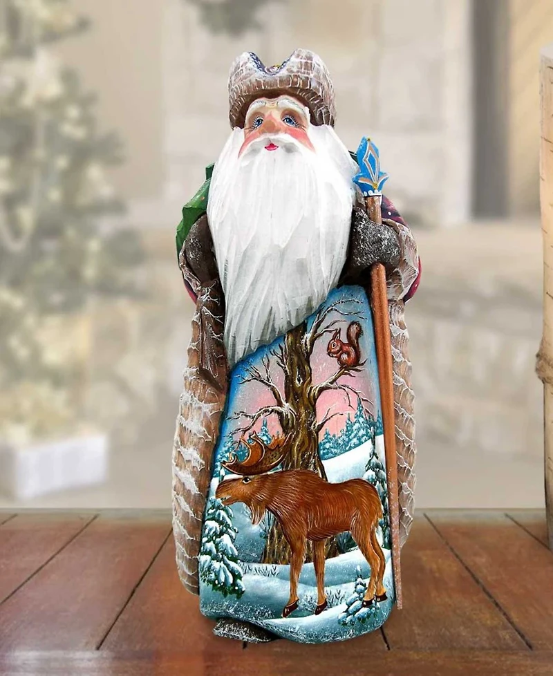 G.DeBrekht Woodcarved Hand Painted Merry Wonder Figurine