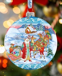 G.DeBrekht Limited Edition Oversized Beloved Courier Glass Ornament