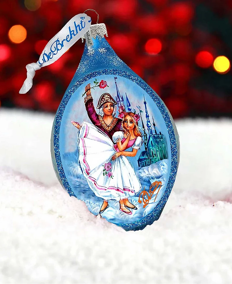 G.DeBrekht Nutcracker Dance Drop Glass Ornament