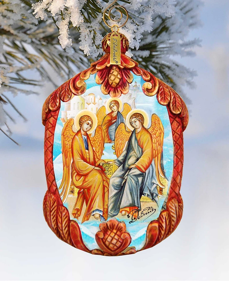 G.DeBrekht Hand Painted Trinity Scenic Ornament
