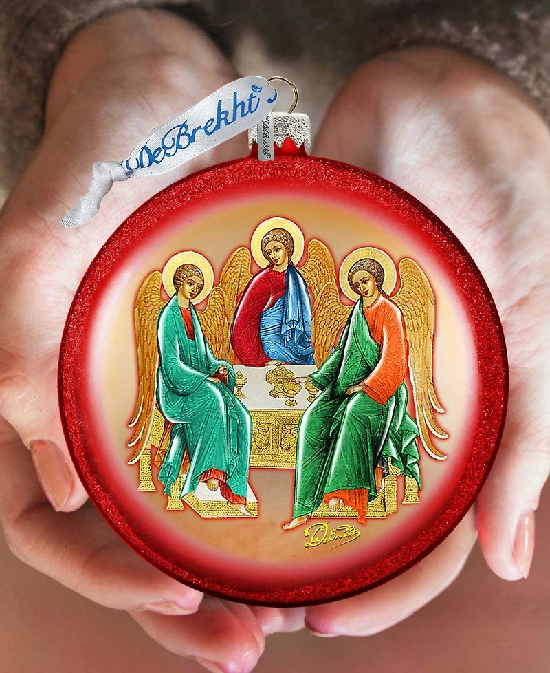 G.DeBrekht Trinity Glass Ornament Medallion