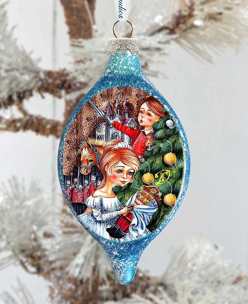 G.DeBrekht Nutcracker Glass Ornament