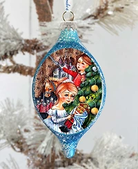 G.DeBrekht Nutcracker Glass Ornament