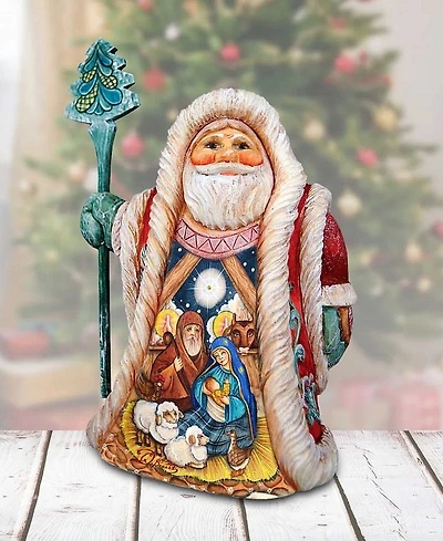 G.DeBrekht Holy Sculpture Regal Santa