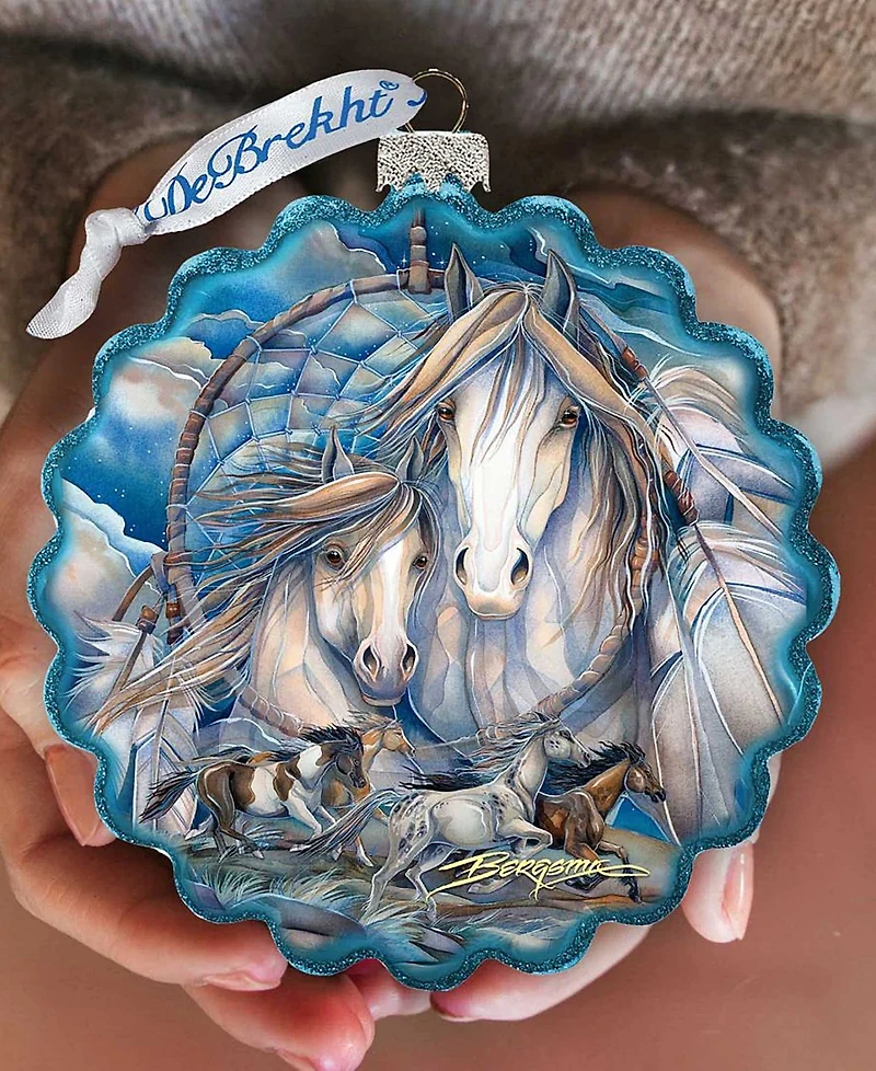 G.DeBrekht Mustangs Dream Catcher Journey Holiday Ornament