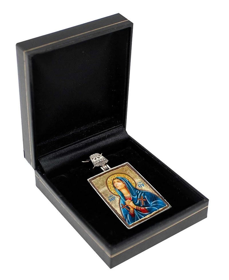 G.DeBrekht Maria Magdalena Religious Holiday Jewelry Necklace Monastery Icons