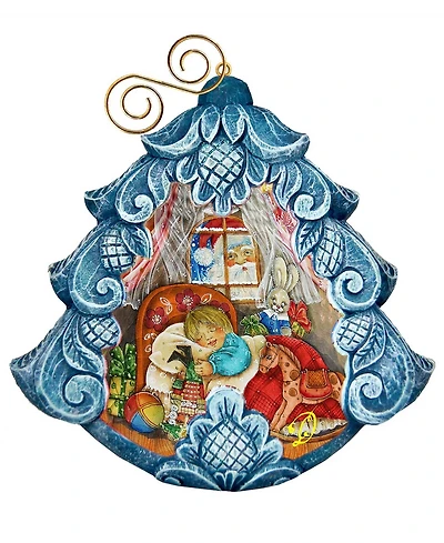 G.DeBrekht Night Before Christmas Tree Sculpted Ornament