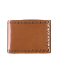 Johnston & Murphy Men's Perforated Edge Billfold Wallet