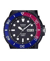 Casio Men's Analog Black Resin Watch 44.6mm