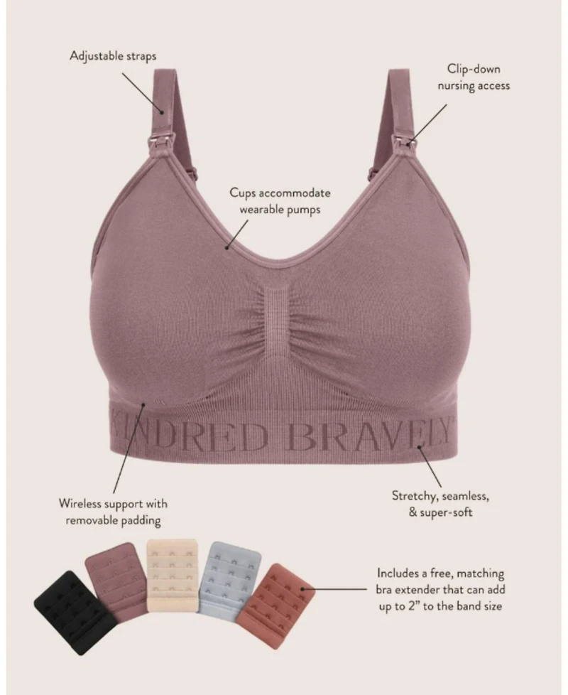 Kindred Bravely Maternity Sublime Nursing Bra - Fits 30B-40D