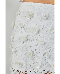 endless rose Women's Embellished Mini Skirt