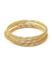 Robert Lee Morris Soho Coiled Bangle Bracelet Set