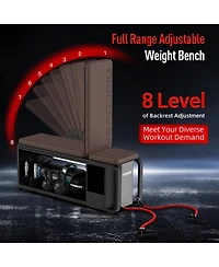 Harison Adjustable Weight Bench for Home Gym, 1000 lbs Capacity (Hrm-610)