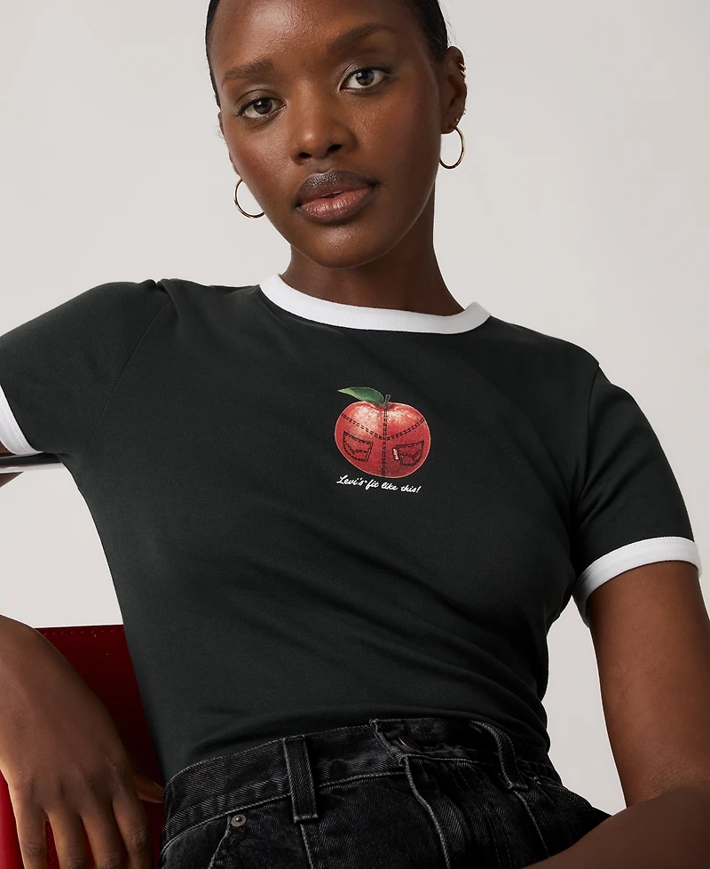 Levi's Women's Graphic Ringer Rickie T-Shirt
