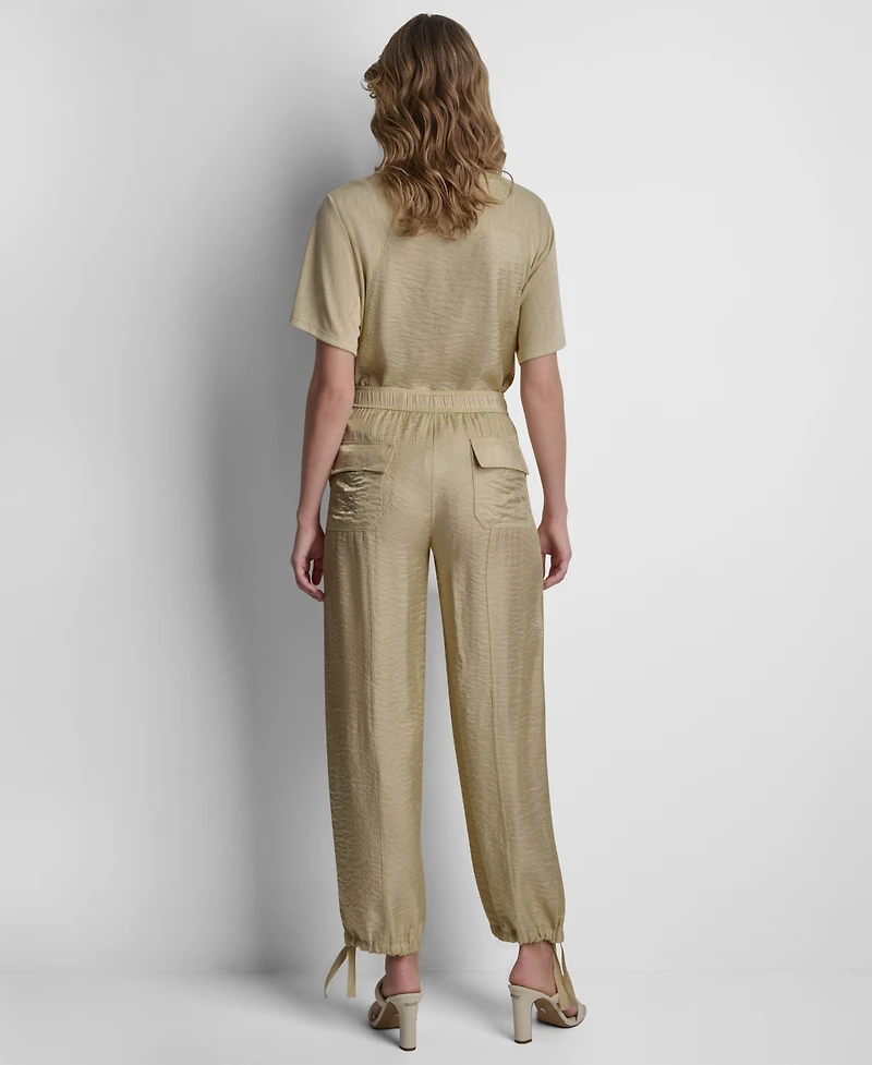 Dkny Women's Twinkle Tie-Leg Pants