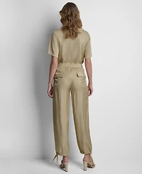 Dkny Women's Twinkle Tie-Leg Pants