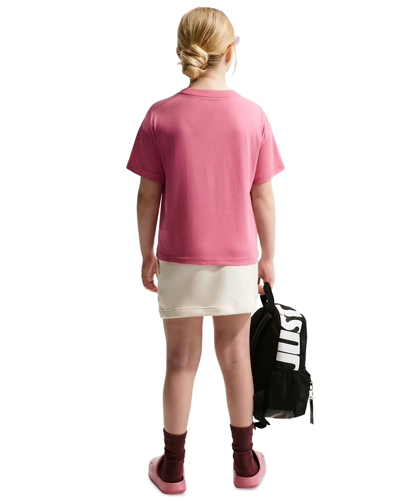 Nike Girls' 7-16 Sportswear Boxy Short-Sleeve T-Shirt
