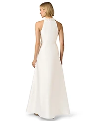 Adrianna Papell Women's Embellished Halter Ball Gown