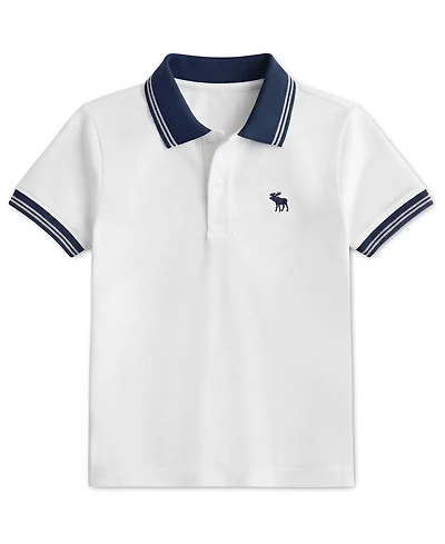 abercrombie kids Toddler Boys' 2T-5T Tipped Short-Sleeve Polo Shirt