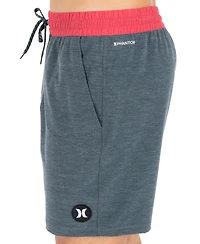 Hurley Men's Block Party Volley Stripe Swim Shorts