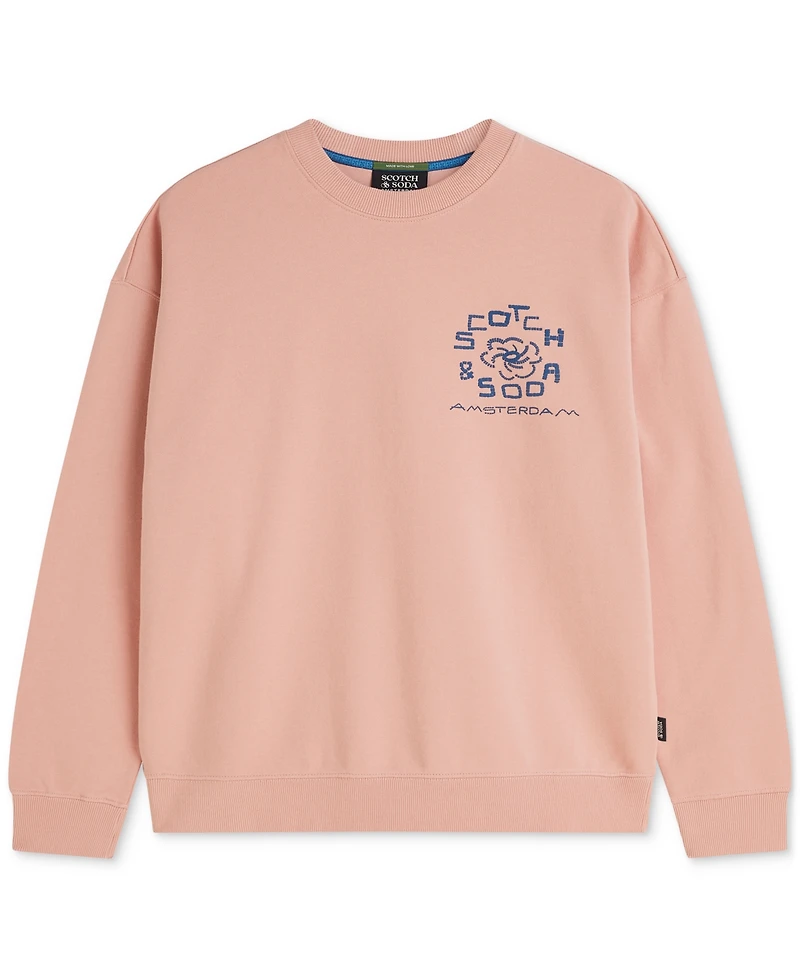Scotch & Soda Men's Artwork Relaxed-Fit Sweatshirt