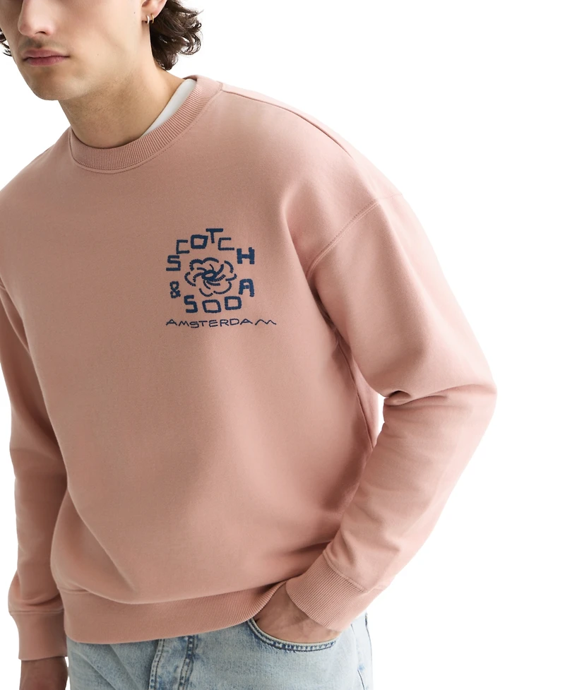 Scotch & Soda Men's Artwork Relaxed-Fit Sweatshirt