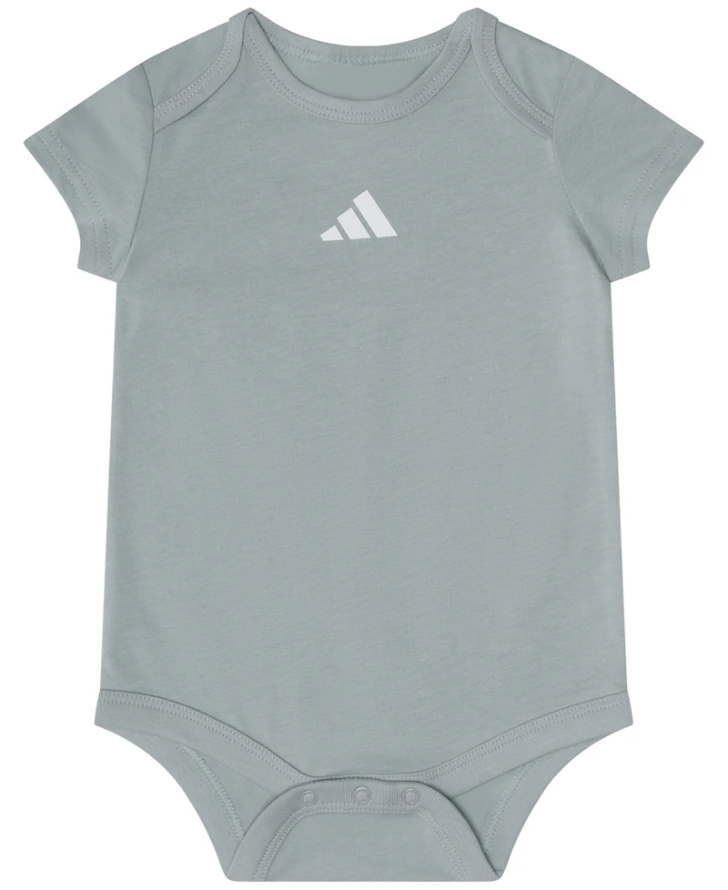 adidas Baby Boys' Short-Sleeve Bodysuit and Shorts, 2-Piece Set