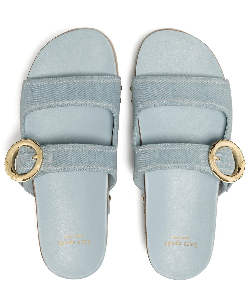 kate spade new york Women's Halo Platform Footbed Sandals