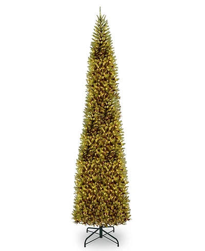 National Tree 14' Kingswood Fir Pencil Tree with 1300 Clear Lights