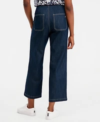 Nautica Women's No-Waistband Straight-Leg Jeans