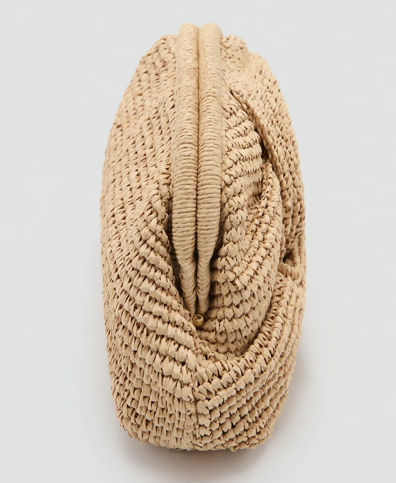 Mango Women's Natural Fibre Handbag