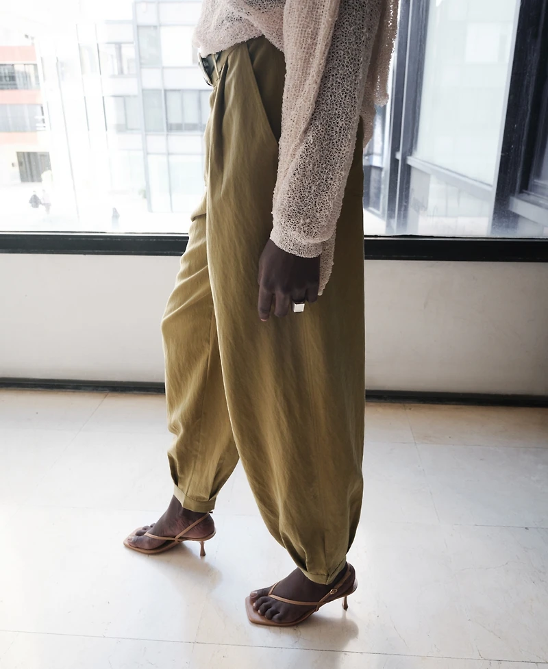 Mango Women's Lyocell Baggy Pants