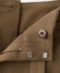 Mango Women's Belt Detail Straight Pants
