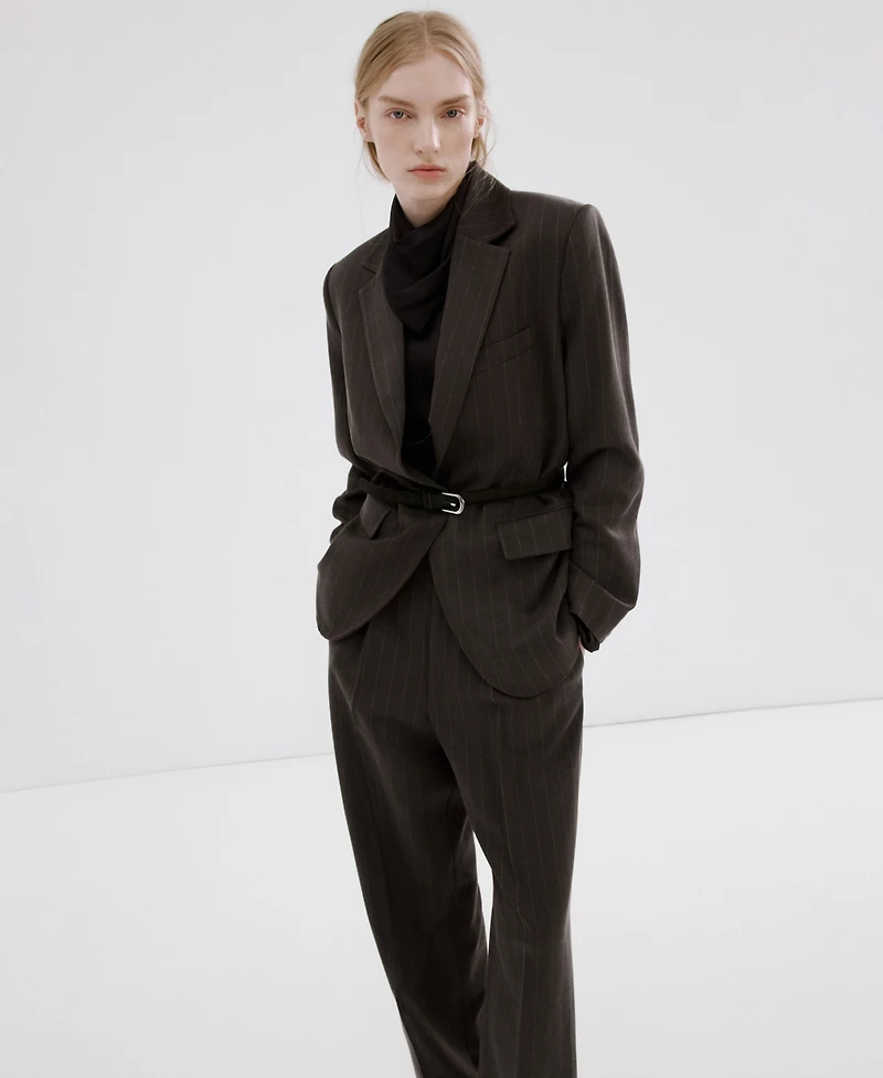 Mango Women's Lyocell Suit Pants