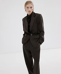 Mango Women's Lyocell Suit Pants