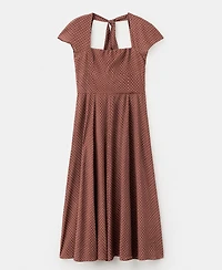 Mango Women's A-Line Polka-Dot Dress