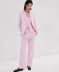 Mango Women's Linen Suit Pants